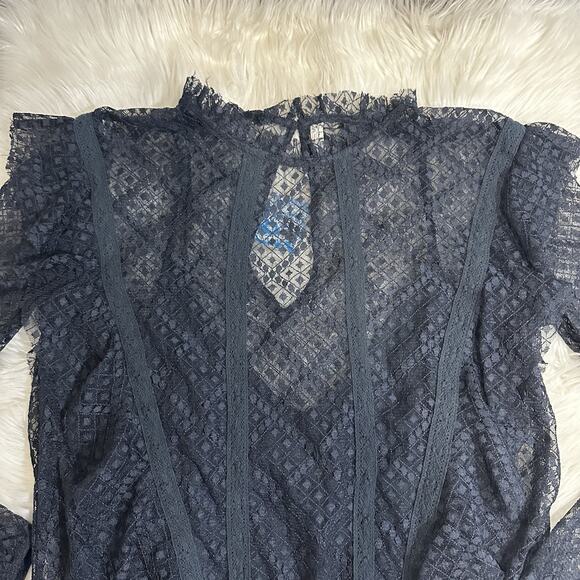 NWT Free People Intimately Womens Goldie Bodysuit Size Medium Lace Whimsigoth - Picture 4 of 6